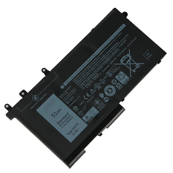 Ersatzbatterie 93FTF 083XPC 4YFVG fr Dell Latitude 5280 5480 5580 5290 5490 5590