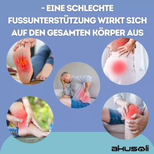 Akusoli Magnetische Akupressur-Einlagen für Schmerzlinderung – Fußgesundheit (36-42)