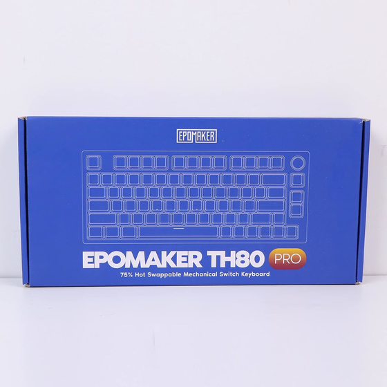 EPOMAKER TH80 PRO ISO ? Mechanische RGB-Tastatur, Hot Swap, Bluetooth, PBT-Tastenkappen, Monet