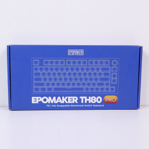 EPOMAKER TH80 PRO ISO – Mechanische RGB-Tastatur, Hot Swap, Bluetooth, PBT-Tastenkappen, Monet