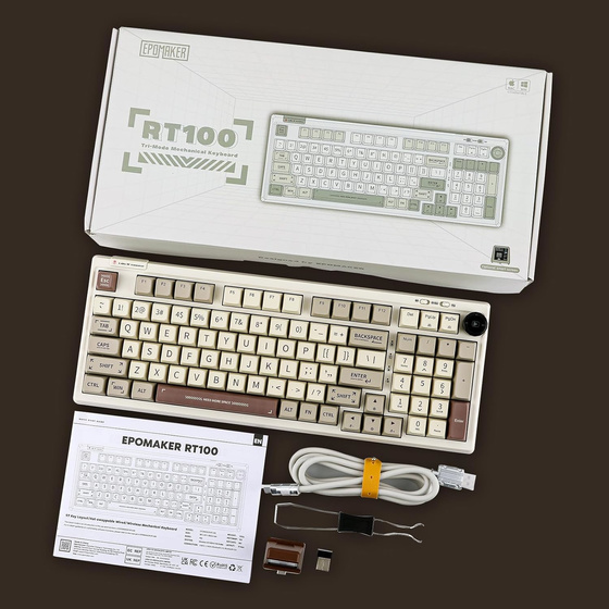 EPOMAKER RT100 Mechanische Gaming-Tastatur