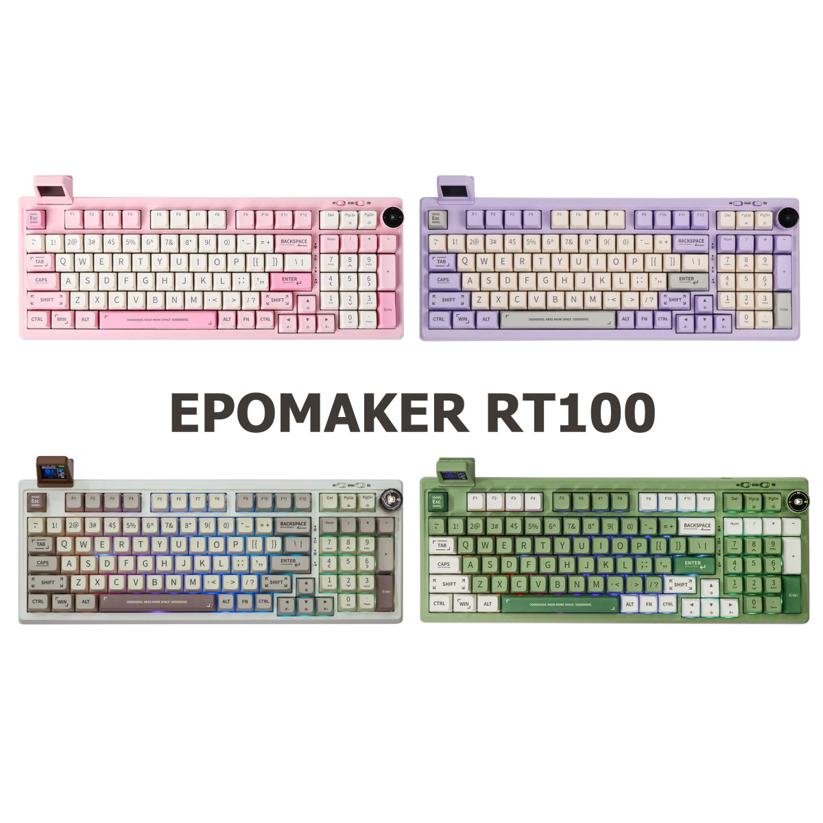 EPOMAKER RT100 Mechanische Gaming-Tastatur