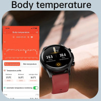 Qinux Smartwatch für Fitness & Gesundheit, Herzfrequenz & Aktivität, IP68, HD