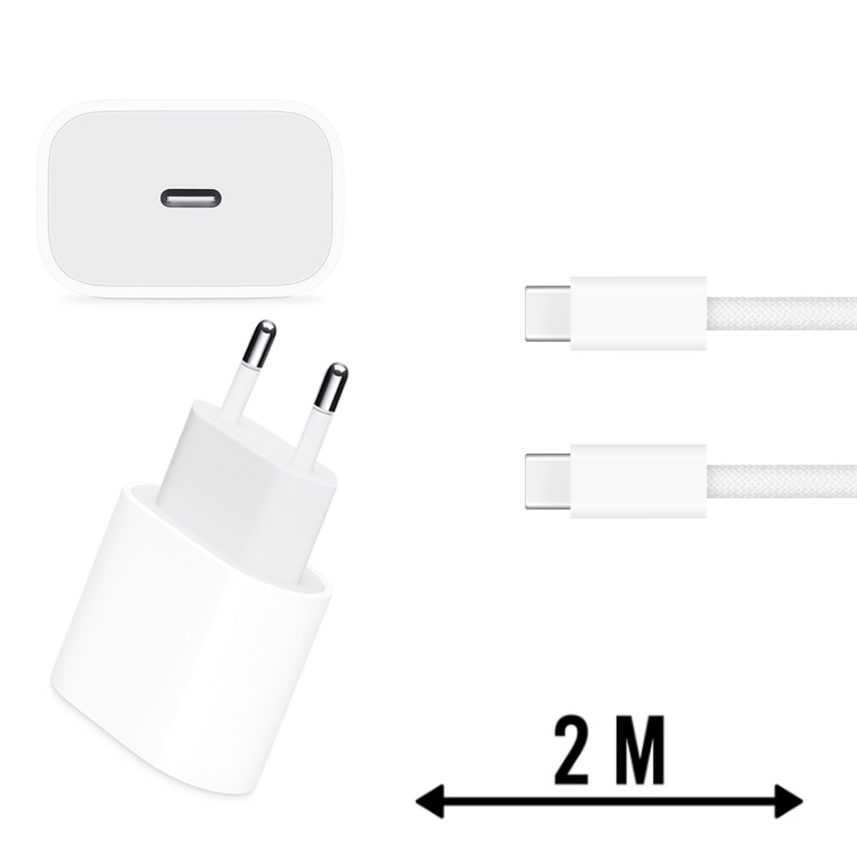 Apple 240W USB-C Ladekabel 2m + 20W Netzteil –...