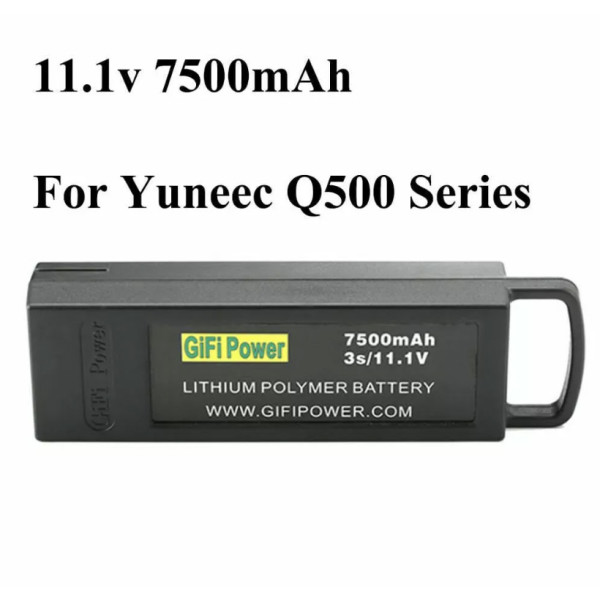 11,1V 7500mAh Li-Polymer Akku für Yuneec Q500, Q500 4K, Q500+ & Typhoon Drohne