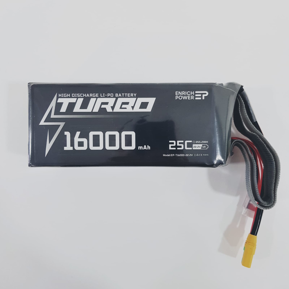 EP 22,2V 16000mAh LiPo-Batterie Soft Case 6S für...