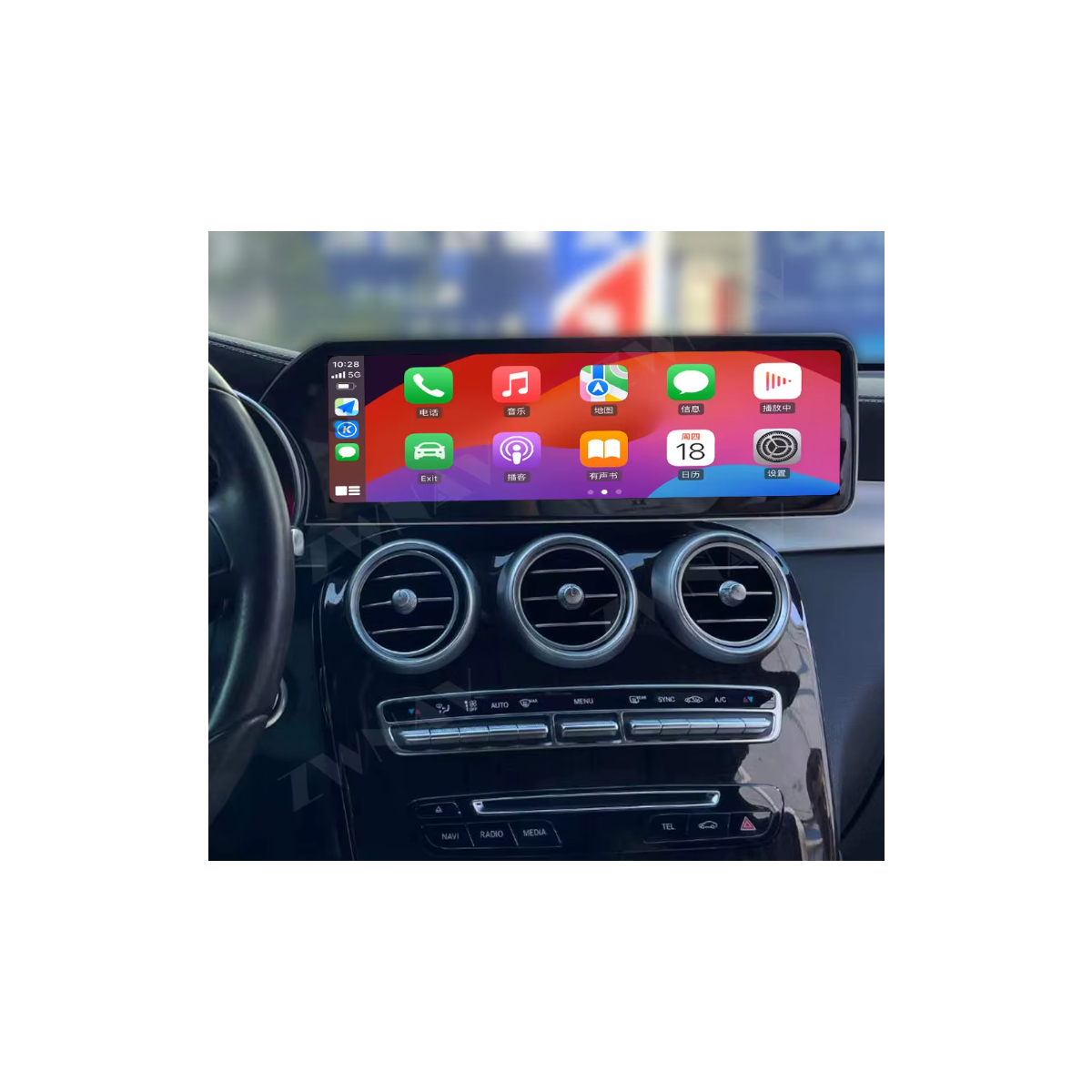 14,9" 3K CarPlay Android 13 für Mercedes-Benz...