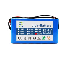 29,4V Li-Ionen E-Bike Batterie 100Ah mit 54.6V Ladegerät