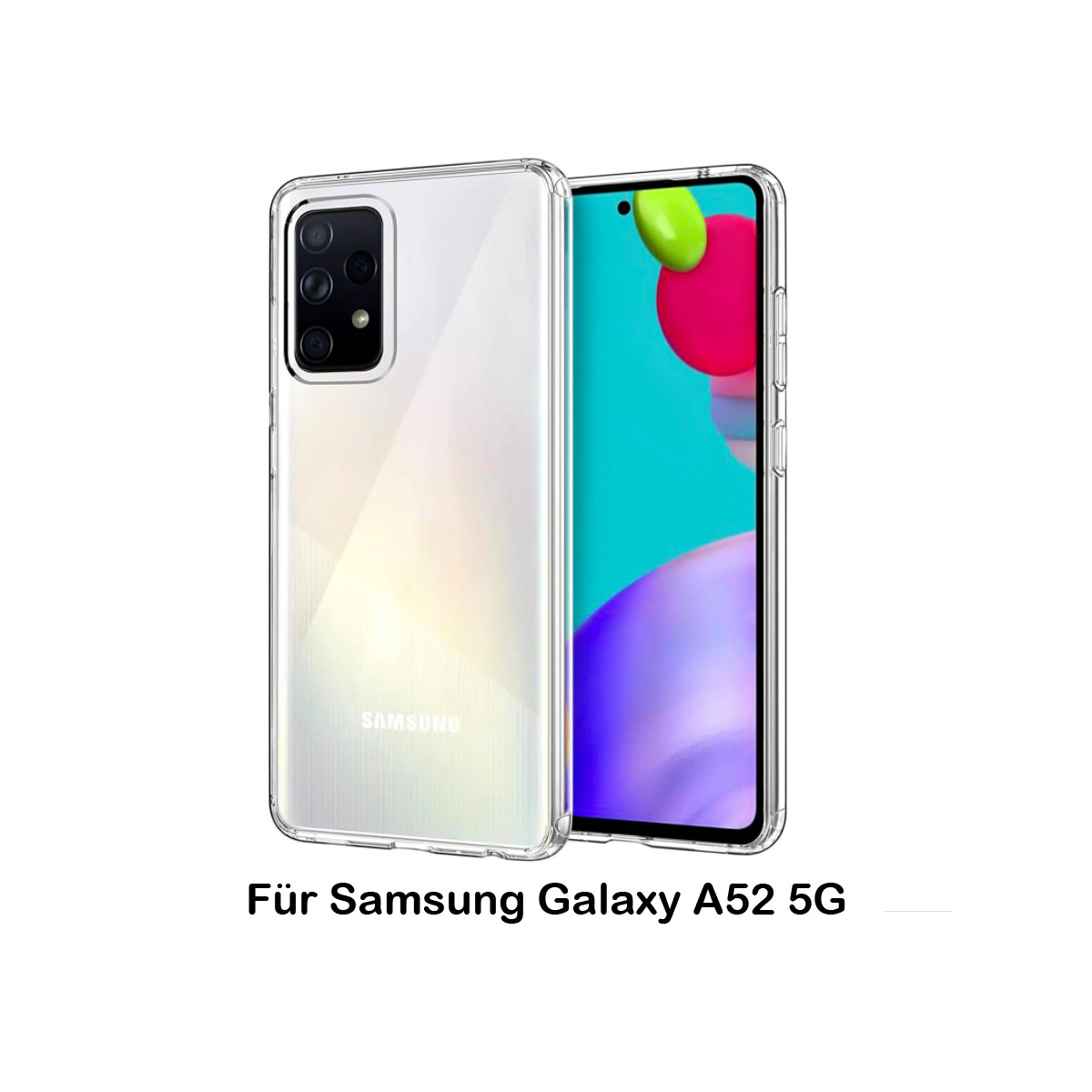 Schutzhülle aus Silikon für Samsung Galaxy A52 4G