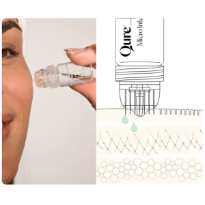 Qure Micro-Infusion System – 24 Karat Gold Mikronadeln, Faltenreduktion