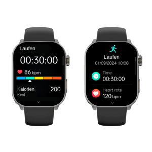 Gard Pro Health Smartwatch 3 – Gebogenes Display, 110+ Sportmodi, IP68