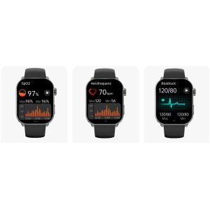 Gard Pro Health Smartwatch 3 – Gebogenes Display, 110+ Sportmodi, IP68