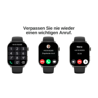 Gard Pro Health Smartwatch 3 – Gebogenes Display, 110+ Sportmodi, IP68