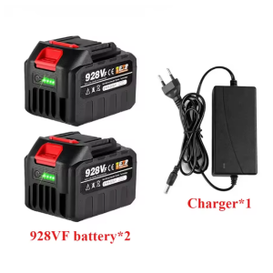 18V 928VF Lithium-Ionen-Akku 22500mAh Set mit 2x Akku und EU-Ladegerät