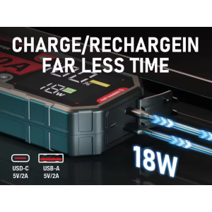 Tragbarer 12V 8250A Autobatterie-Booster Starthilfe Powerbank für 12L Benzinmotor