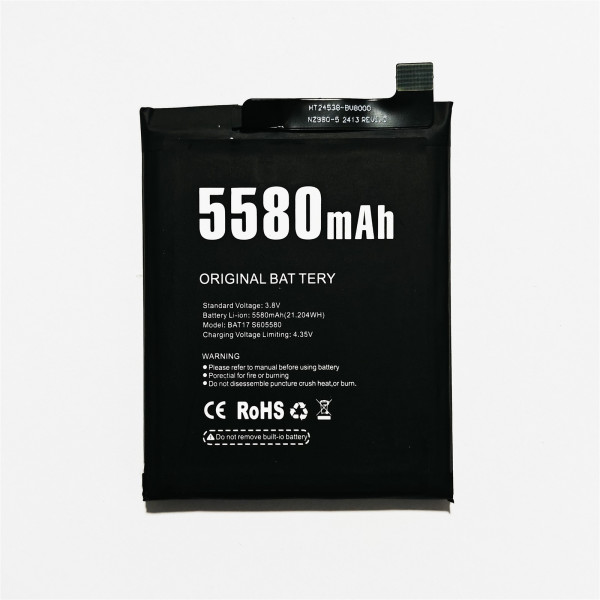 5580mAh Akku für DOOGEE S60 BAT17S605580 Li-Ion Ersatzbatterie 3,8V