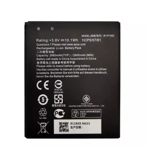 Akku für Asus B11P1602 Li-Ion 1900mAh 3,8V Zenfone Go ZB500KL X00AD schwarz