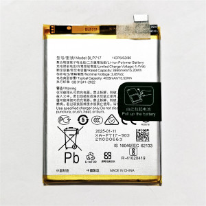 BLP717 3.85V 4035mAh Li-Ionen Akku für Oppo Reno Z, wiederaufladbar