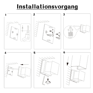 LED-Wandleuchte 4er Set IP65 Wasserdicht G9 3W Weiß Modern Up Down