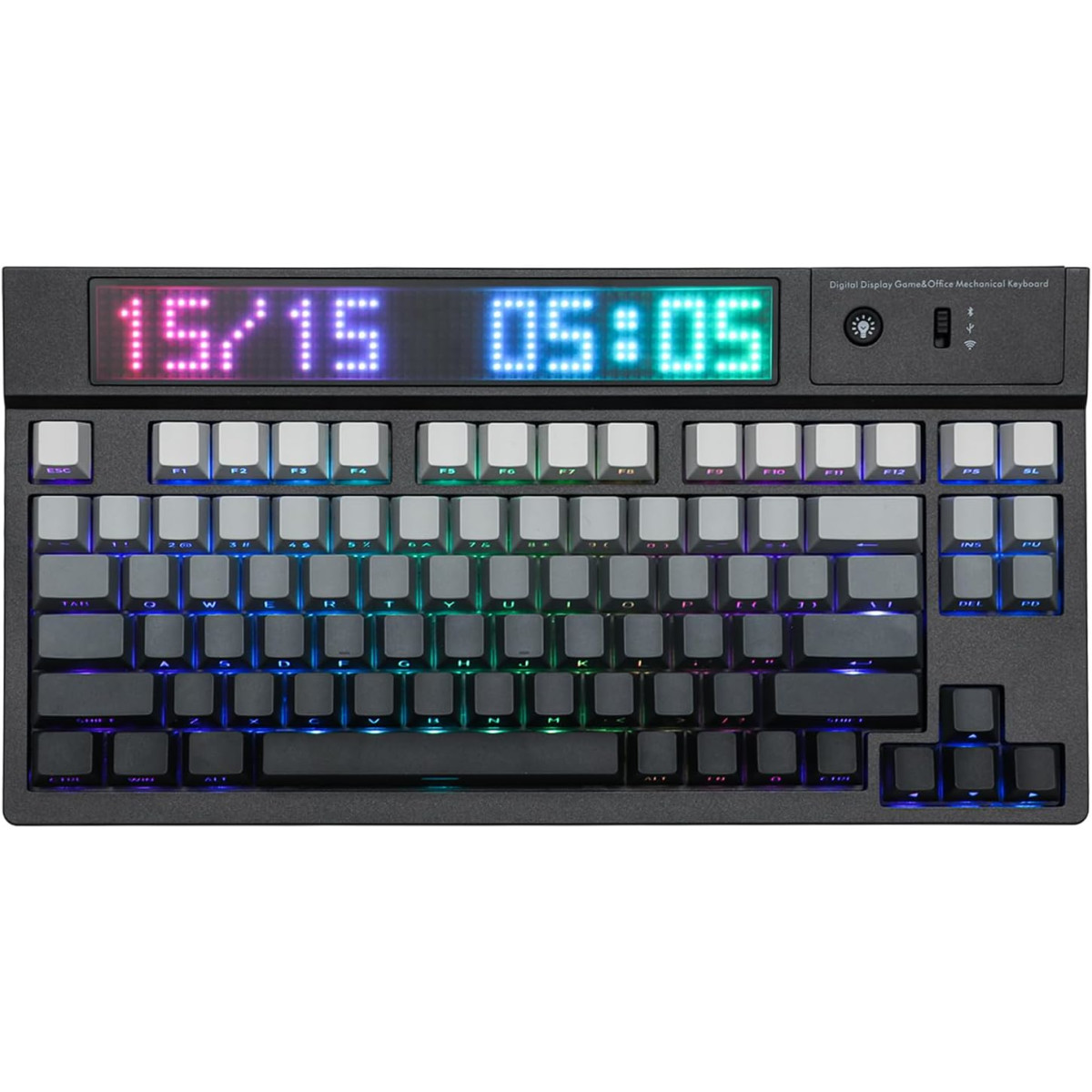 EPOMAKER DynaTab 75X RGB Mechanische 75% Tastatur,...