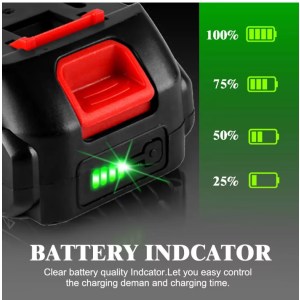 18V Lithium-Ionen-Akku mit Netzteil für Makita Elektrowerkzeuge, LED-Anzeige