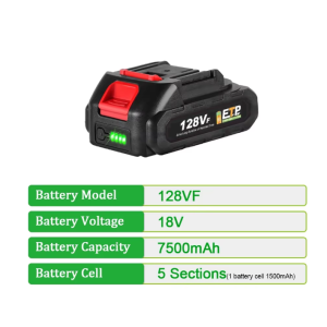 18V Lithium-Ionen-Akku mit Netzteil für Makita Elektrowerkzeuge, LED-Anzeige