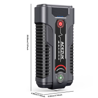 ACEZUK 12V Auto-Starthilfe Batterie-Booster Ladegerät 1200A mit 30000mAh