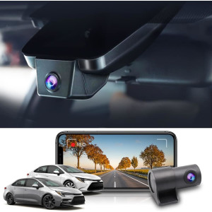 Fitcamx Dashcam 2K Front & 1080P Rear für Toyota Corolla 2023-2024 Hybrid LE SE