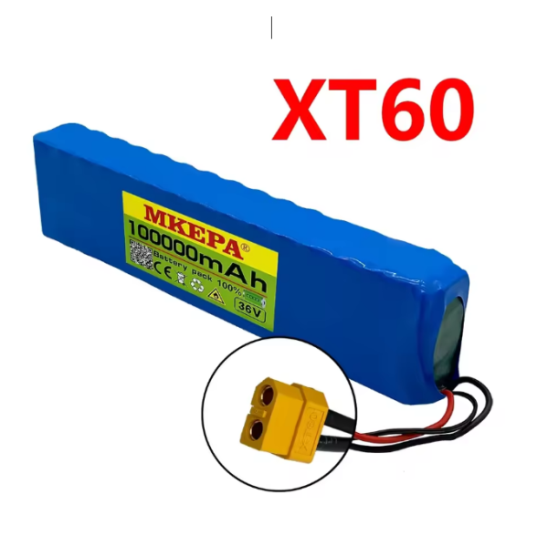 36V 100A Lithium-Ionen Akku XT60 Anschluss für E-Bike Scooter Motor