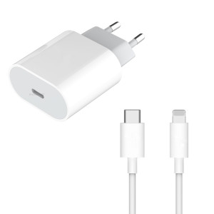 20W / 3A Fastcharging Ladegerät Quickcharging Netzteil Ladekabel für iPhone iPad