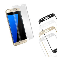 3D Echt Glas Displayschutz Folie für Samsung Galaxy S7 Edge Curved Transparent